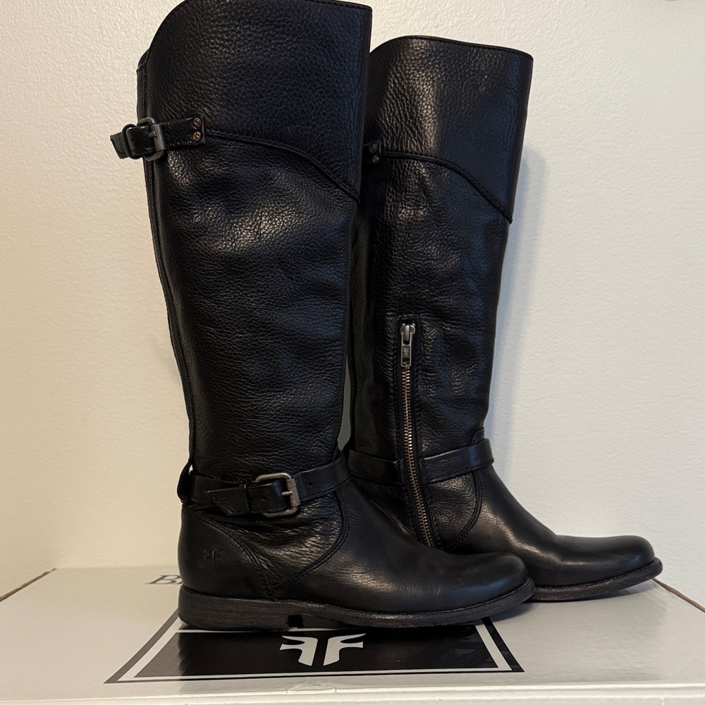 Frye Women's Black Over the Knee Boots